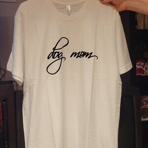 DOG MOM TSHIRT - SHIRT 100% COTTON AERICAN APPARREL